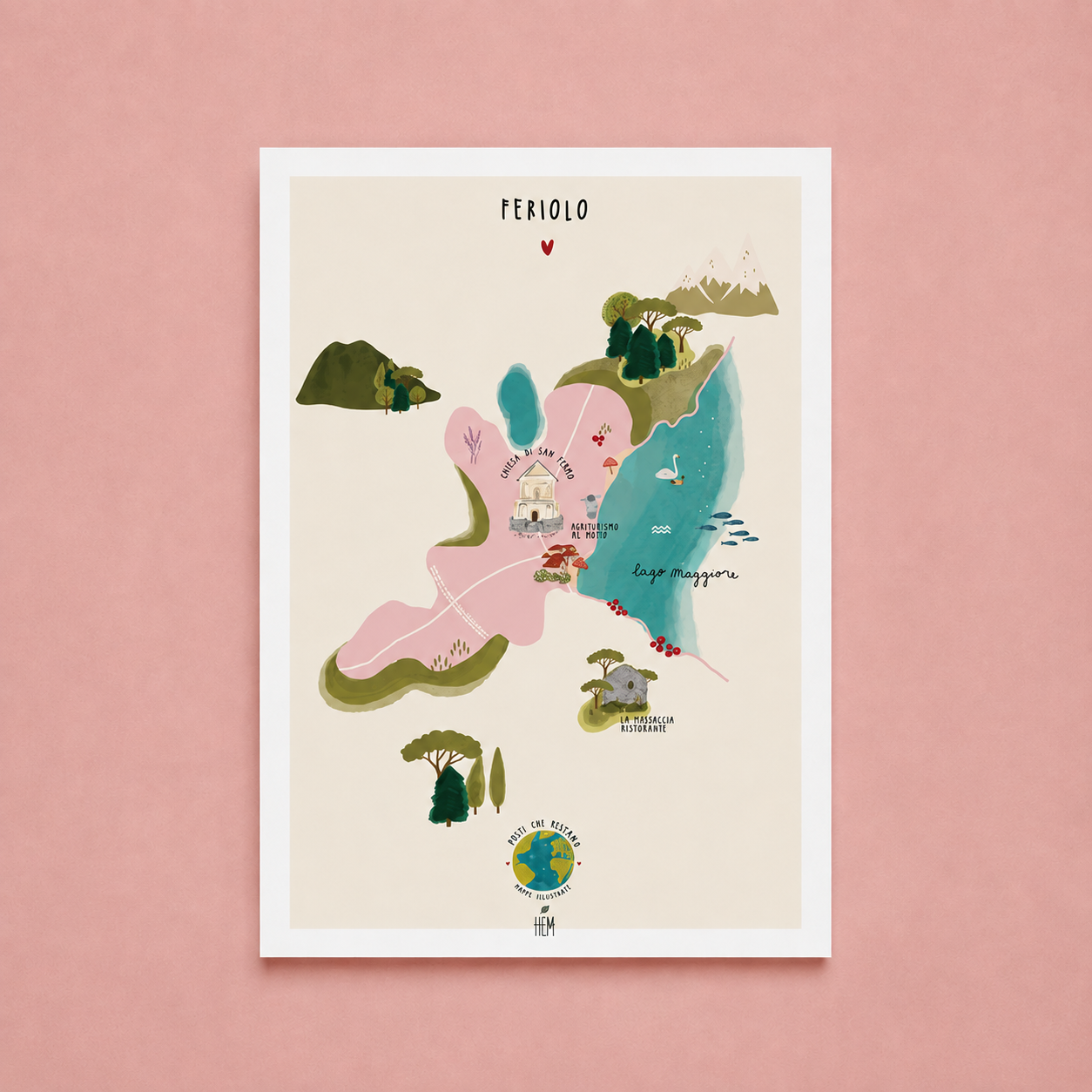 Posti che restano - mappe illustrate