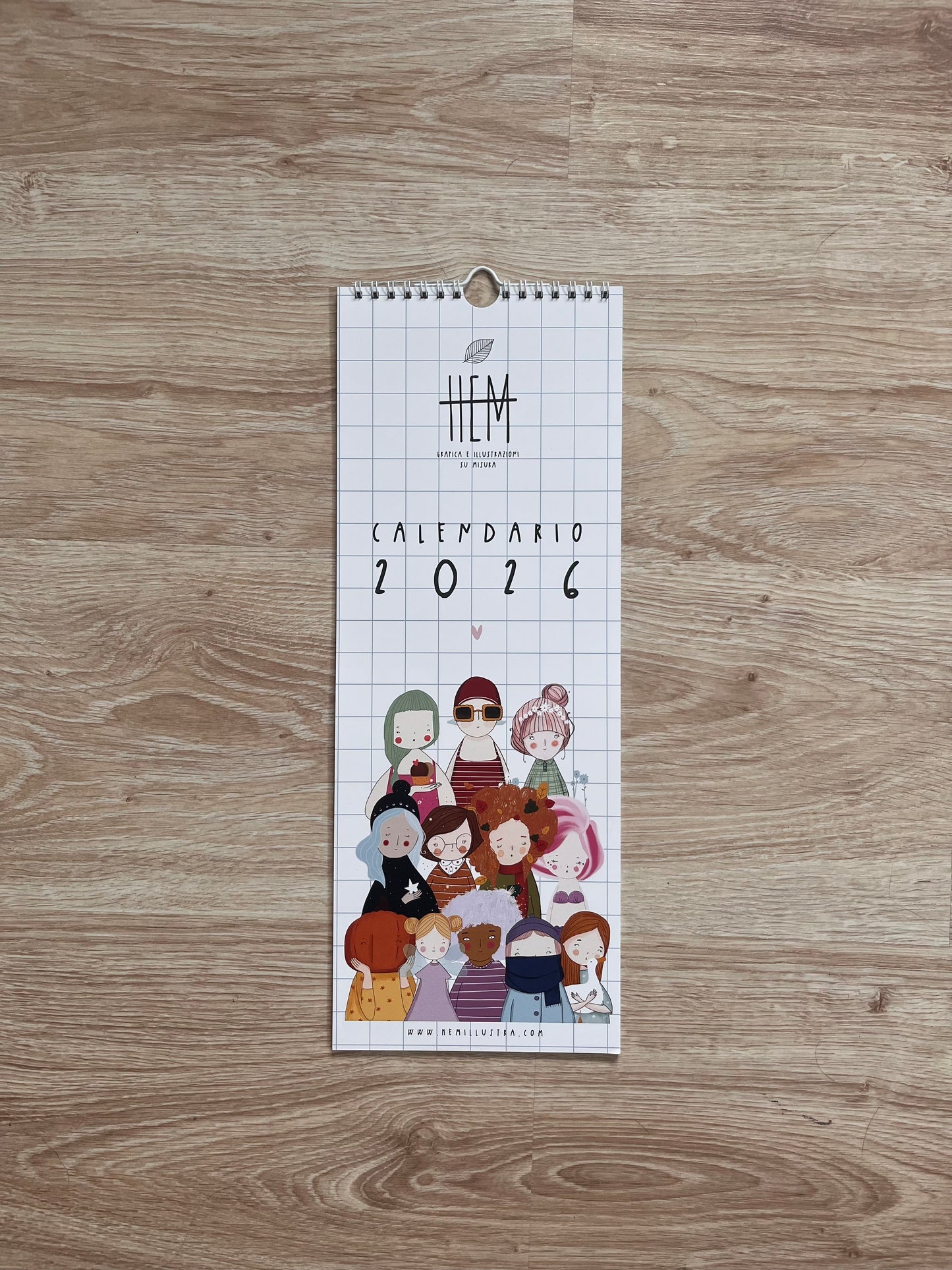 calendario illustrato copertina 