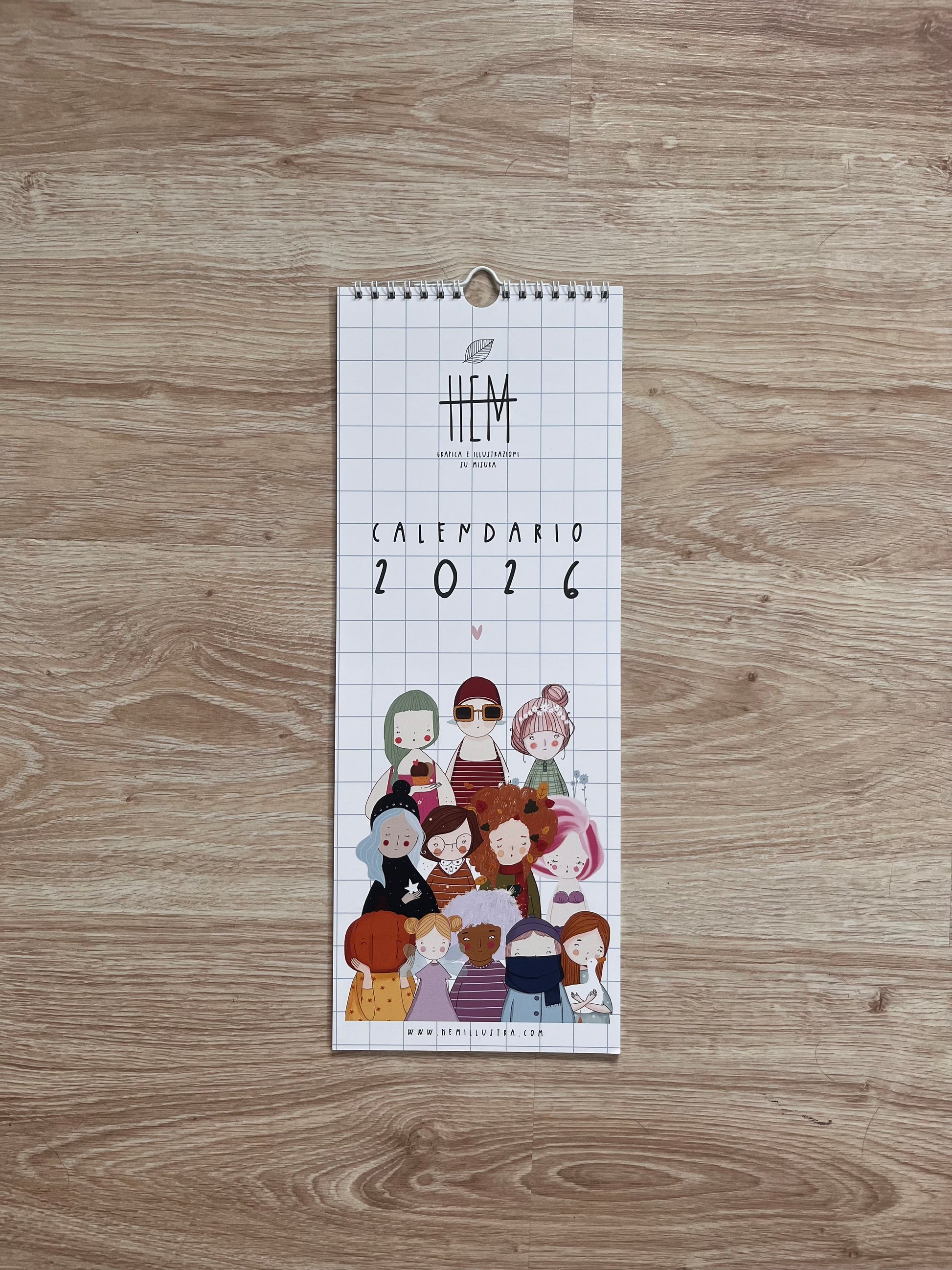 calendario illustrato copertina 