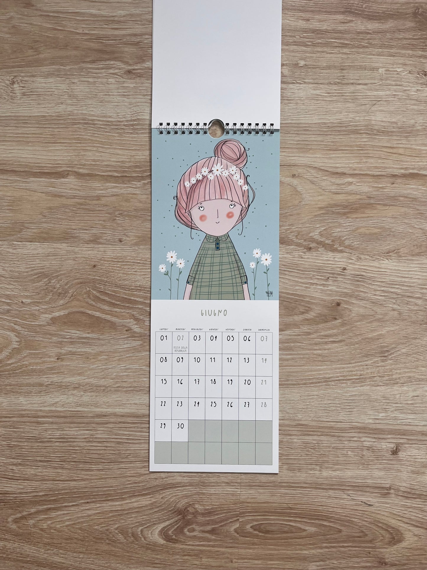 calendario illustrato giugno