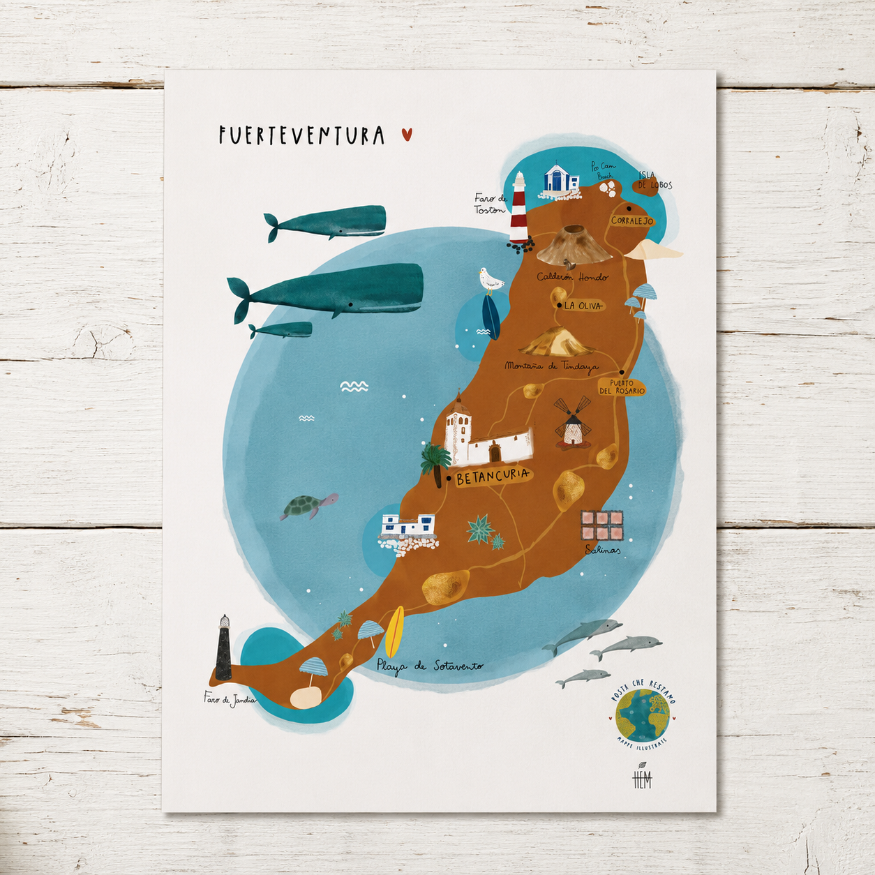 Posti che restano - mappe illustrate